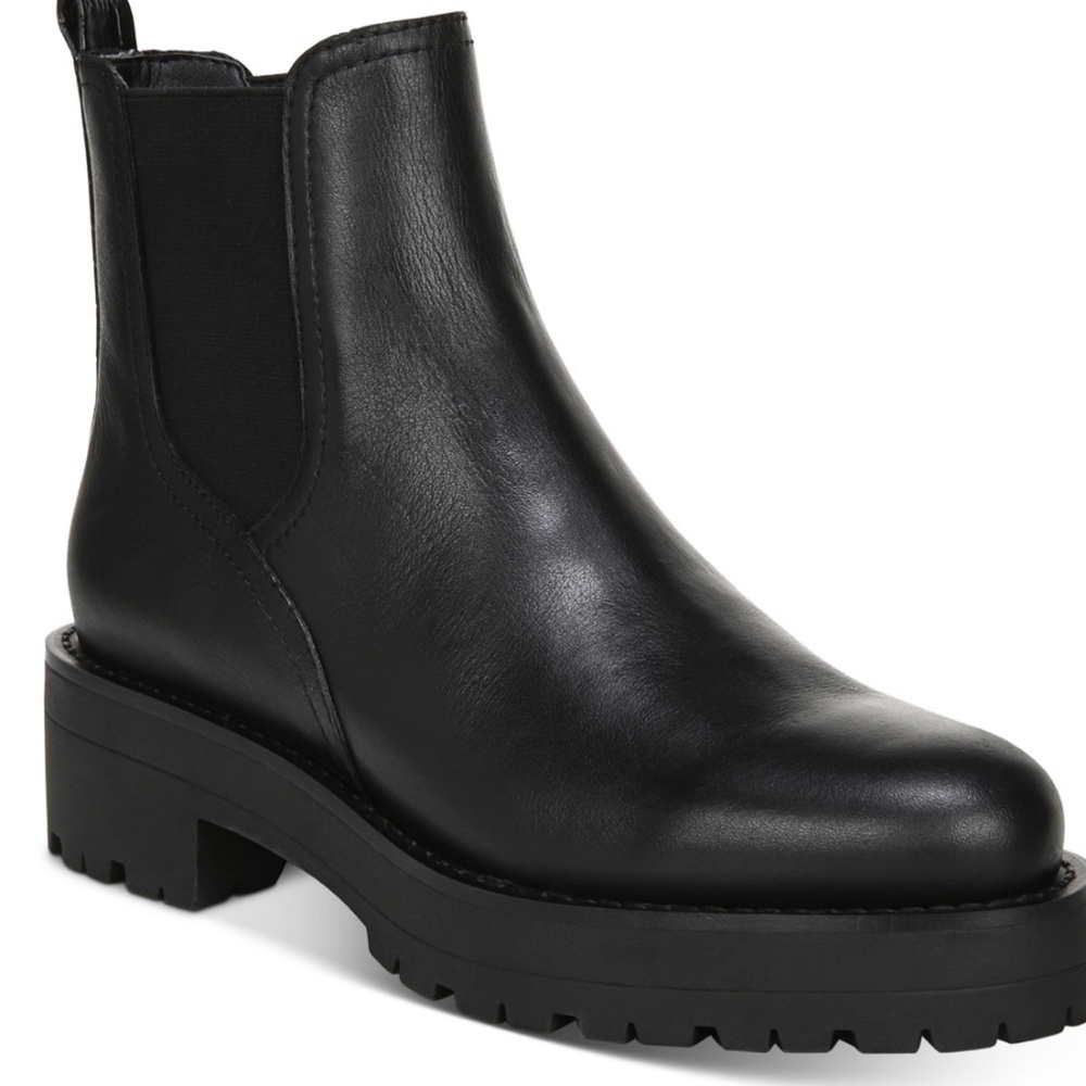 Sam Edelman Black Leather  Boot
